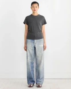 Life Vest T-Shirt in Dark Grey Melange