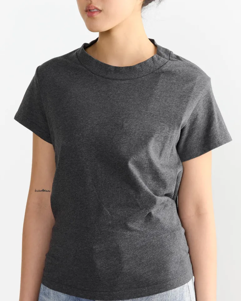 Life Vest T-Shirt in Dark Grey Melange
