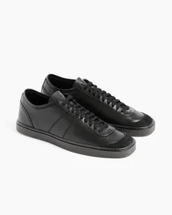 Linoleum Basic Laced Up Trainers in Black