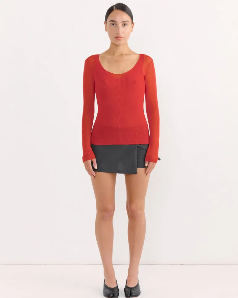Litam Top in Red