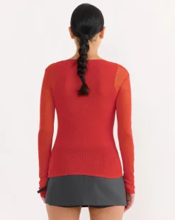 Litam Top in Red