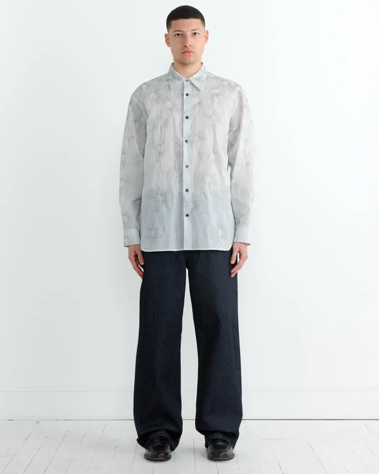 Long Sleeve Shirt in Ice Blue