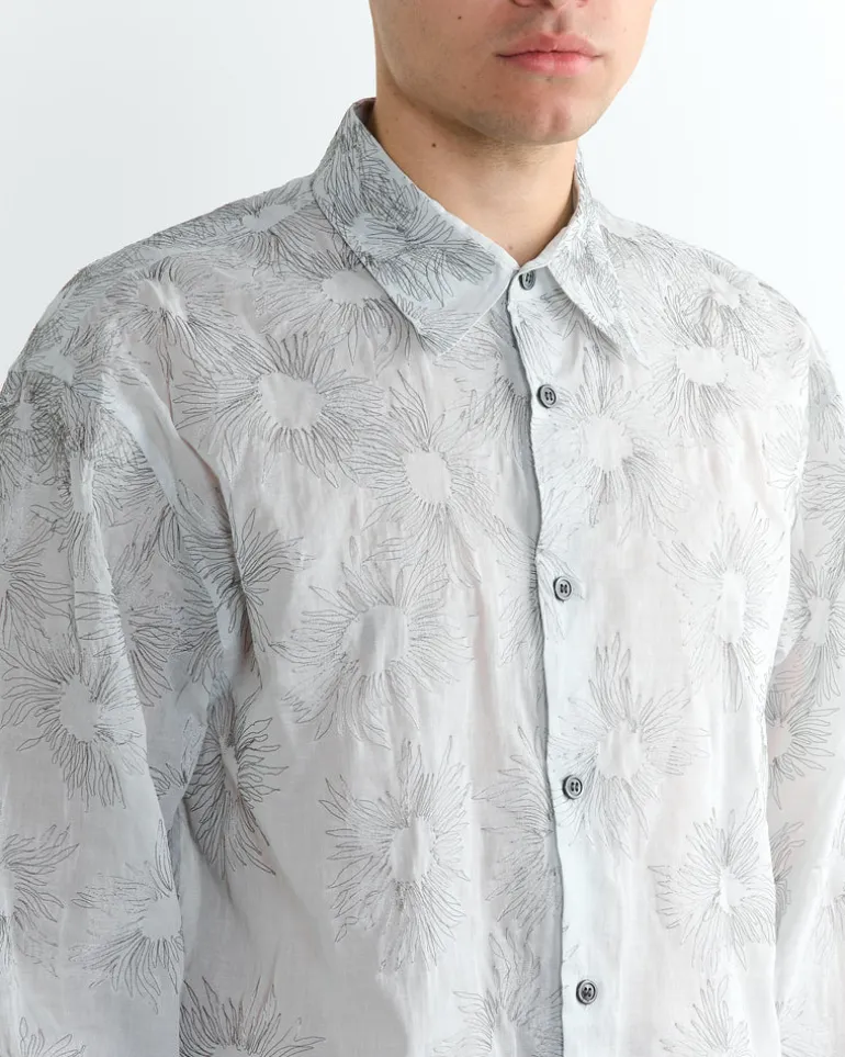 Long Sleeve Shirt in Ice Blue