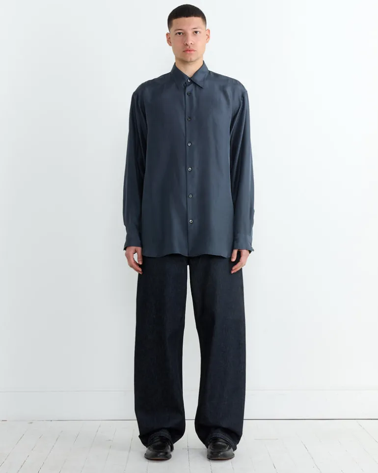 Long-Sleeve Shirt in Navy