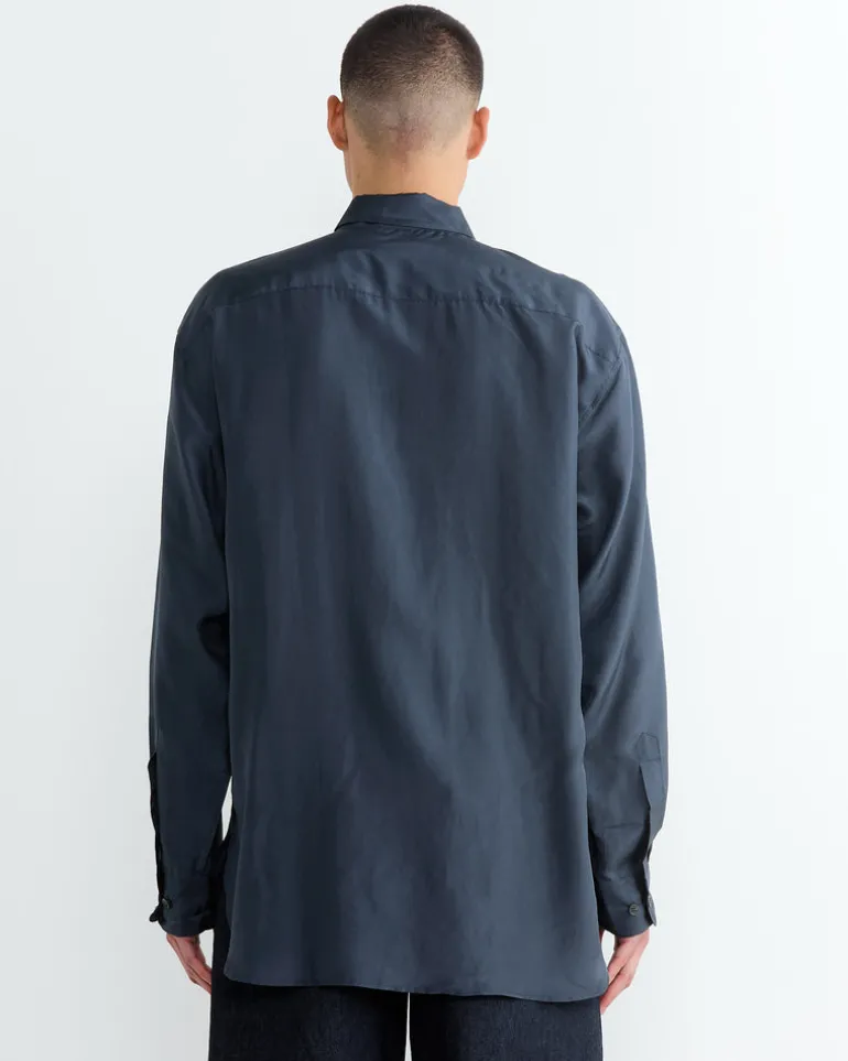 Long-Sleeve Shirt in Navy