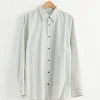 Loose Cotton Shirt in Light Grey