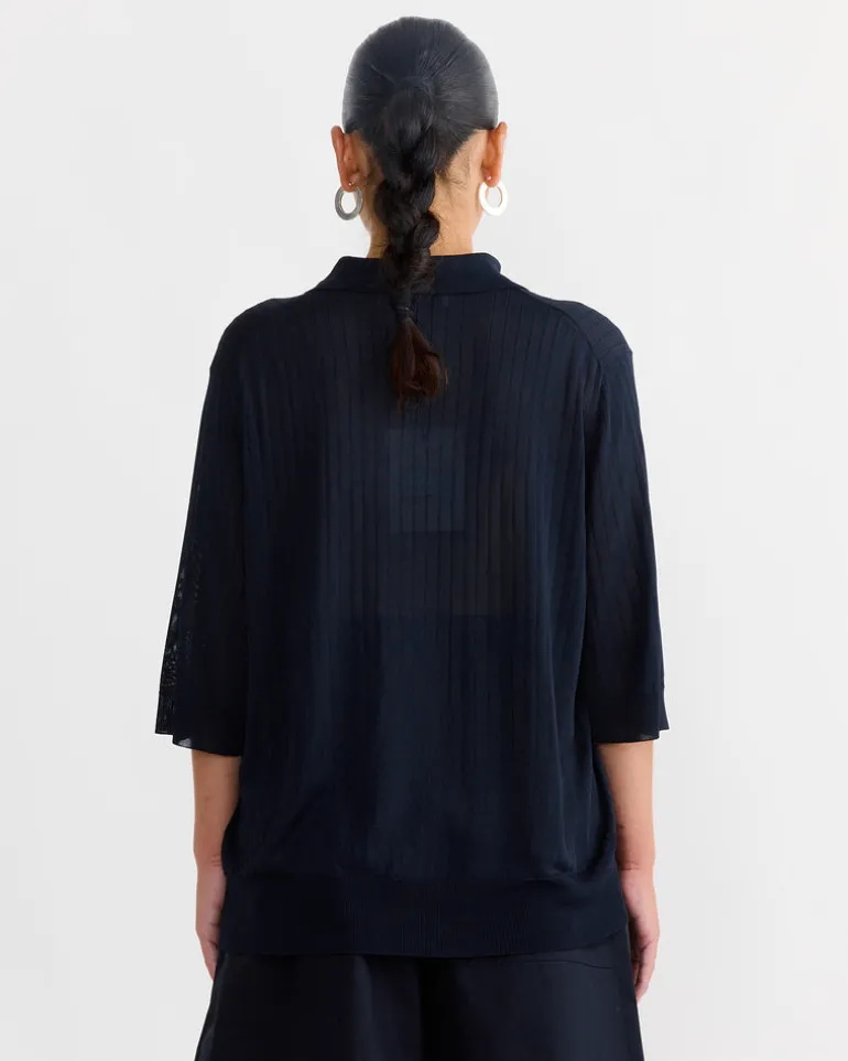 Lordi Polo in Darkest Navy
