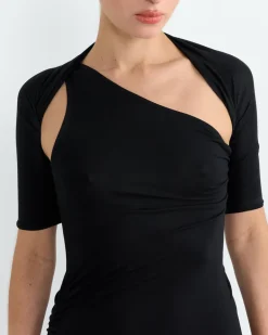 Lucia Midi Dress in Black