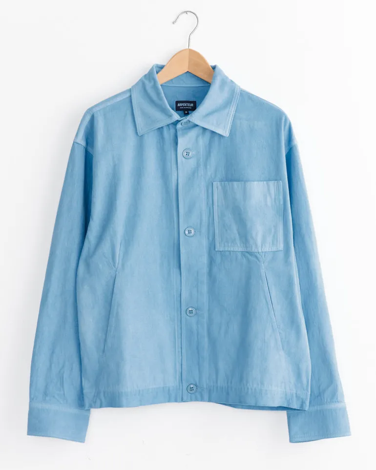 Lux J Unlined Jacket in Woad