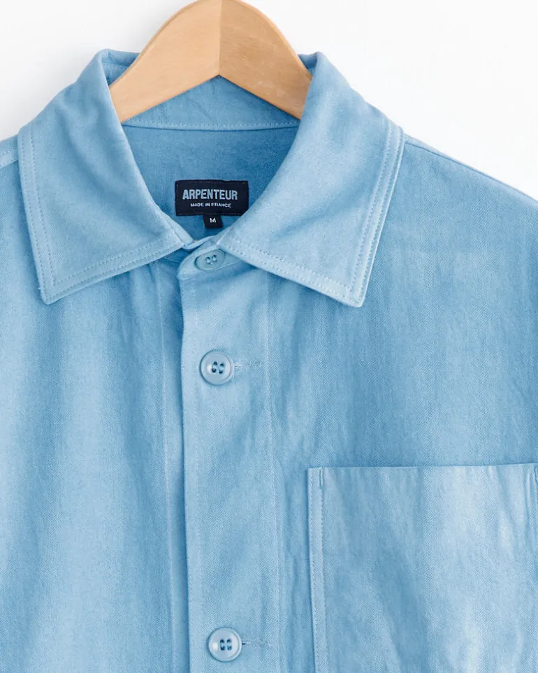 Lux J Unlined Jacket in Woad