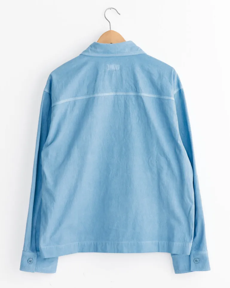 Lux J Unlined Jacket in Woad