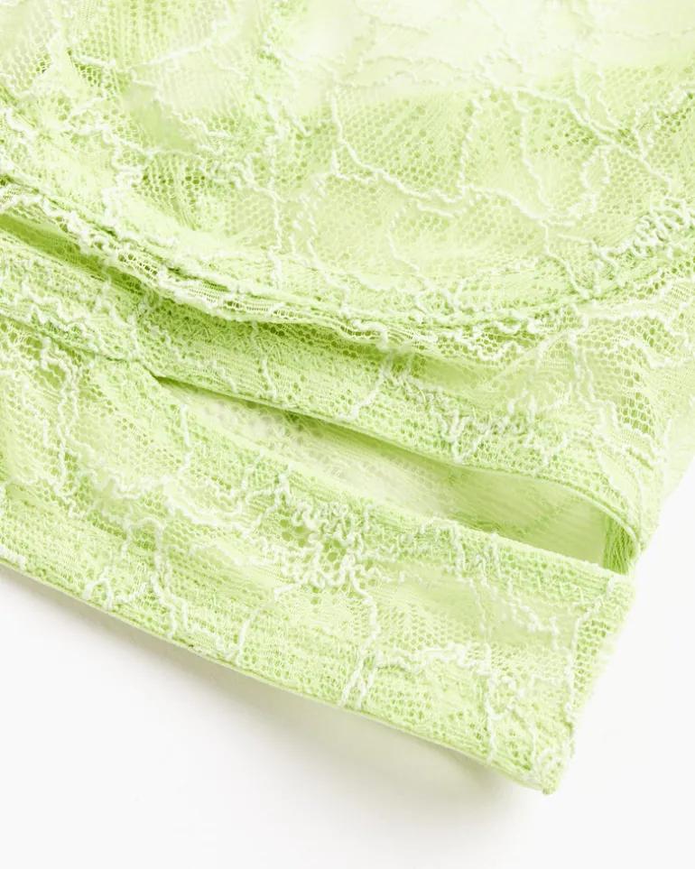 Marie Soft Plunge V Wire Bra in Matcha