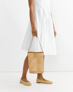 Marion Bag in Copper Rattan