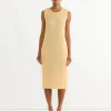 MC March Dress in Apricot Yellow