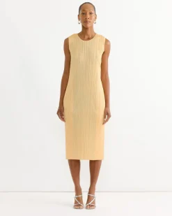 MC March Dress in Apricot Yellow