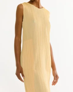 MC March Dress in Apricot Yellow