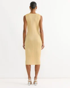 MC March Dress in Apricot Yellow