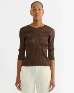MC March Top in Dark Brown