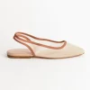 Mesh Slingback Flats in Blush