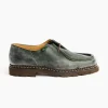Michael Lace Up Shoe in Lisse Vert