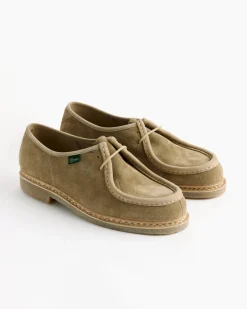 Micka Derbies in Velours Sand