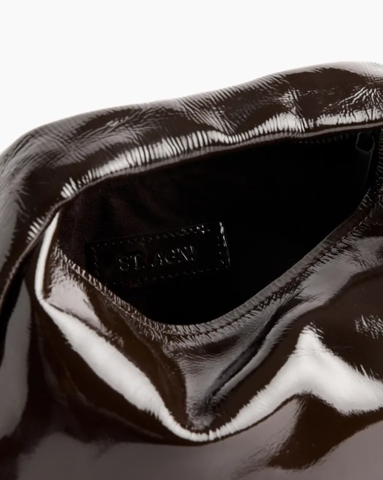 Mini Bon Bon Bag in Patent Fudge