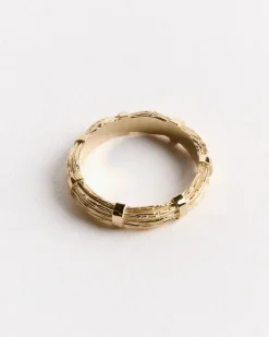 Mini Bound Willow Band in Gold