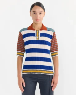 Mix Polo in Teal Mix