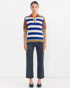 Mix Polo in Teal Mix