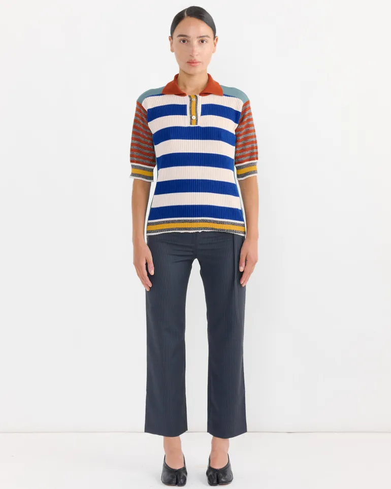 Mix Polo in Teal Mix