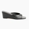 Moderna Wedge Sandal in Black
