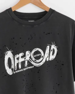 MothTech T-Shirt in Aged Black