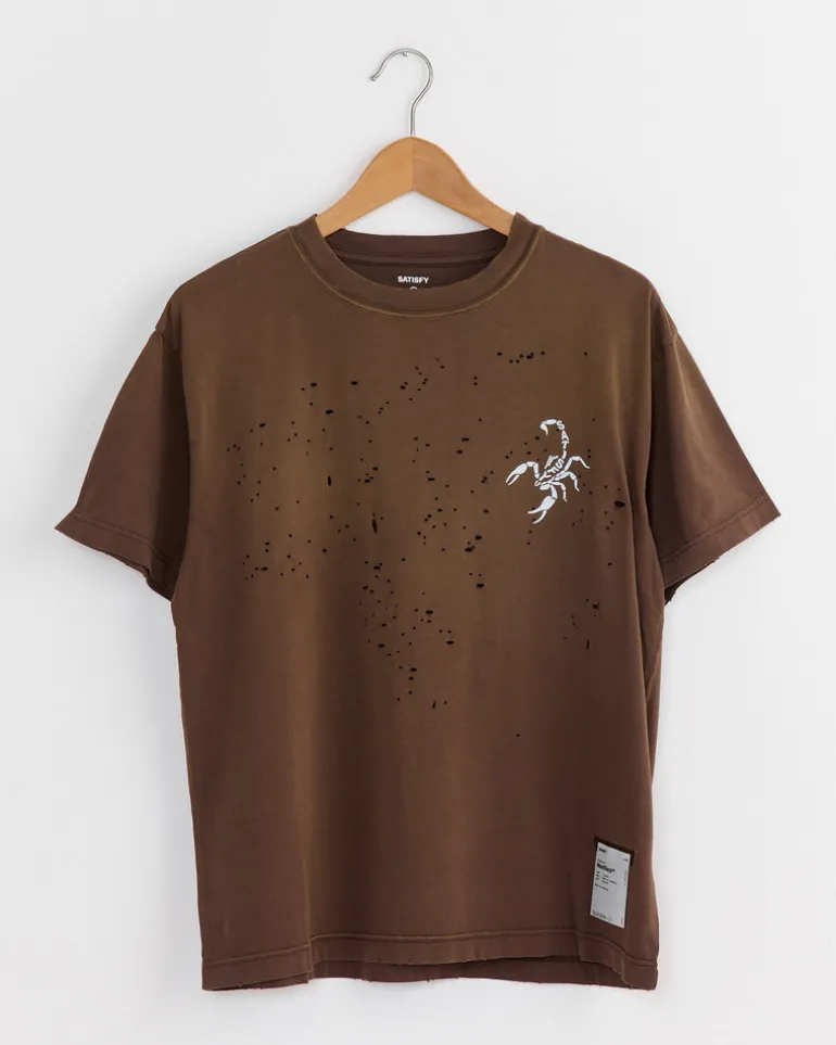 MothTech T-Shirt in Sun Bleached Brown