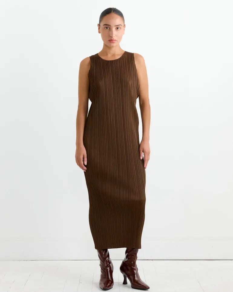 NC Basics 4 Dress in Brown