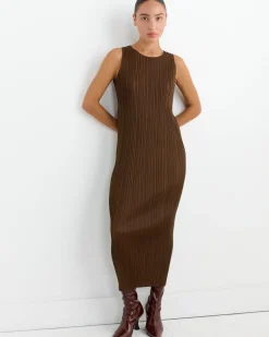 NC Basics 4 Dress in Brown