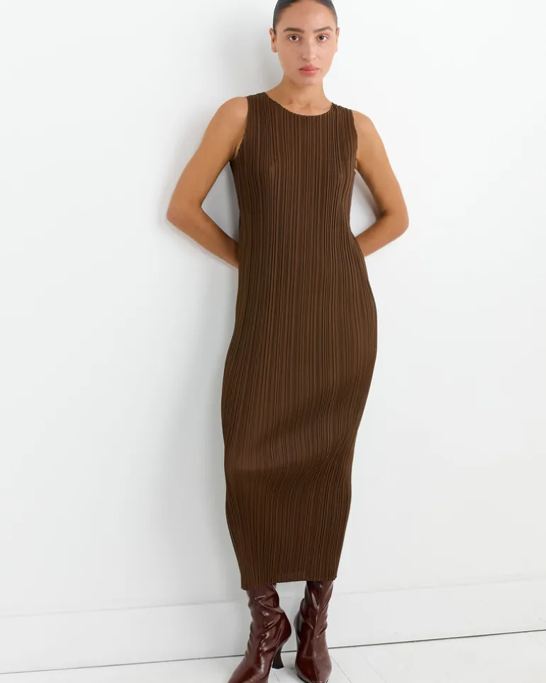 NC Basics 4 Dress in Brown