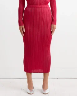 NC Basics 4 Skirt in Carmine