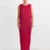New Colorful Basics 4 Dress in Carmine
