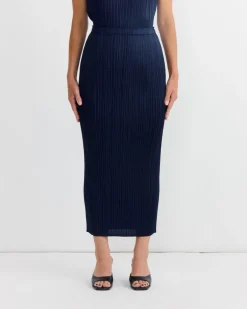New Colorful Basics 4 Skirt in Navy