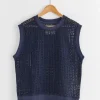 Noto Vest in Schiffli Future Dusk