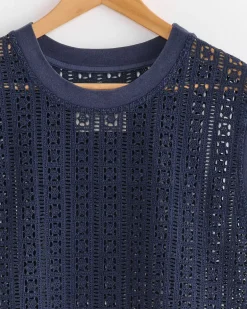 Noto Vest in Schiffli Future Dusk