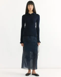Oda Top in Navy