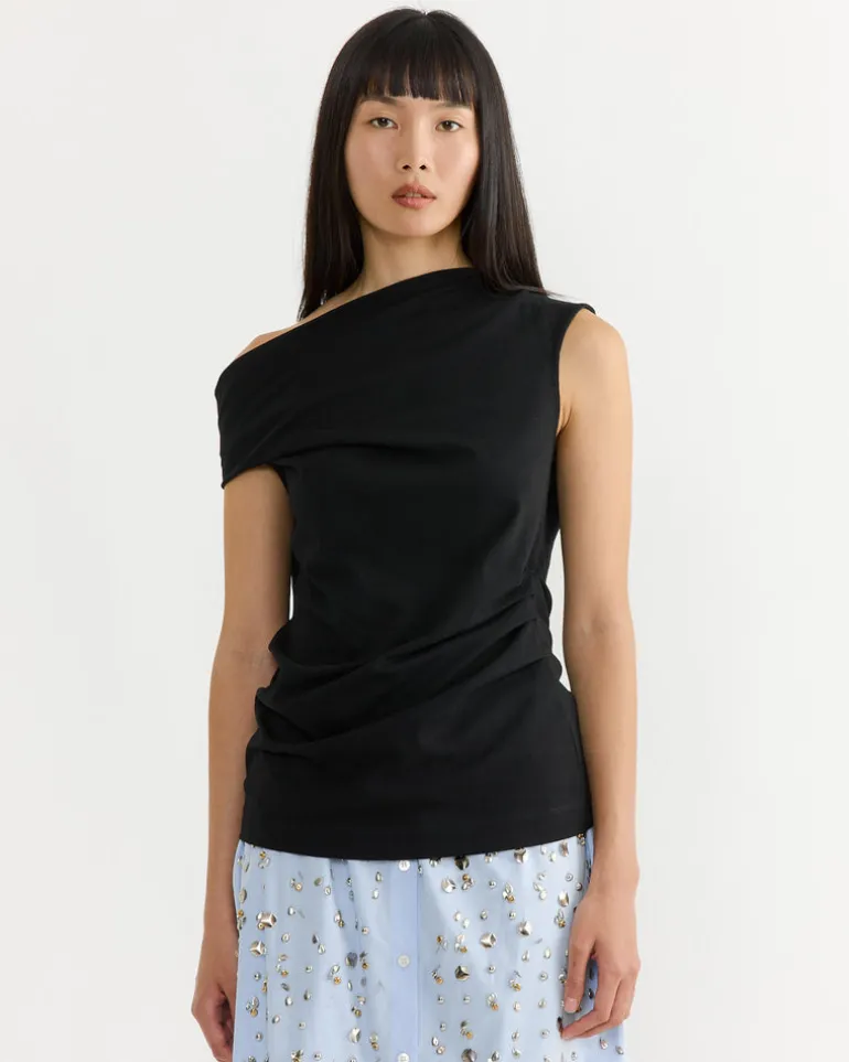 Off Shoulder Top in Black