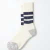 1255 Old School Crew Socks in Navy