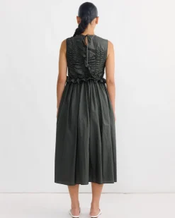 Ole Dress in Pine Green