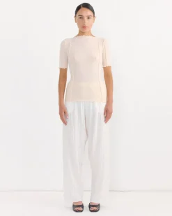 Omari 3/4 Top in Off White