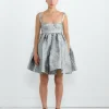 Onique Dress in Silver