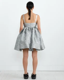 Onique Dress in Silver
