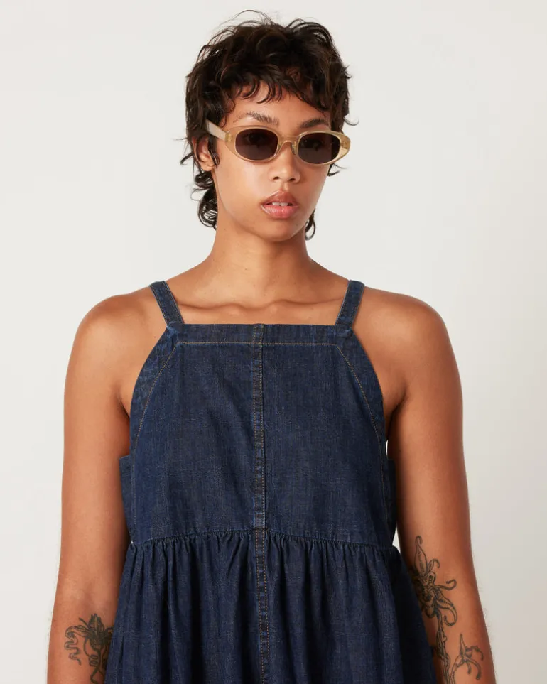 Oval Sunglasses in Light Yellow