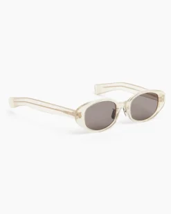 Oval Sunglasses in Light Yellow